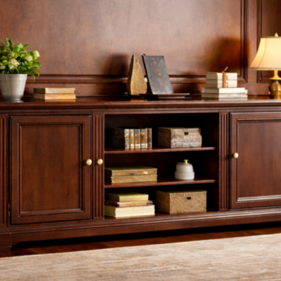 Regal Darkwood Grand Wall Shelves